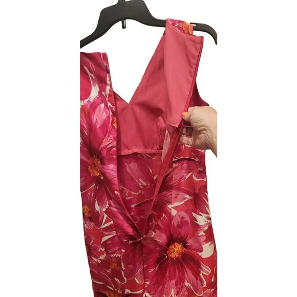Joseph Ribkoff Women's Pink Floral Dress Size 4 Style 21220 - Picture 6 of 7